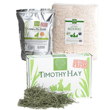 Load image into Gallery viewer, 3rd Cut Timothy + Guinea Pig Food Pellets + Bedding